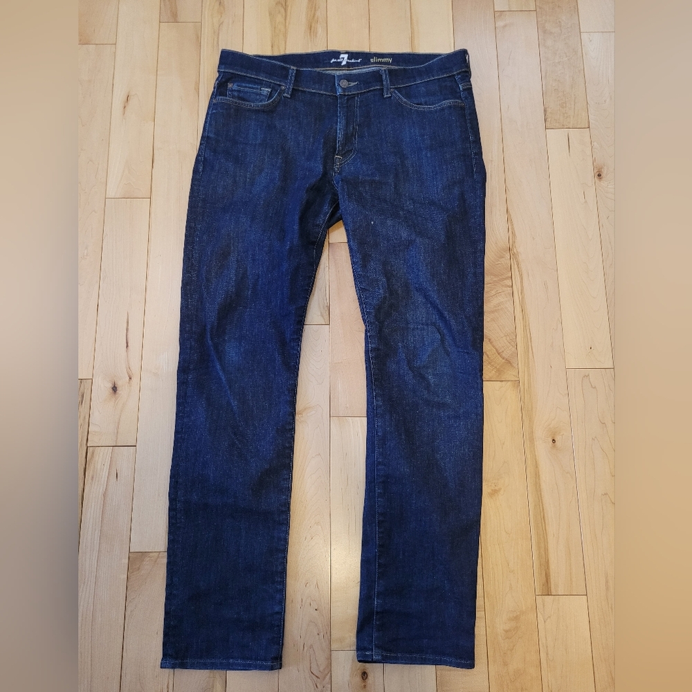 7 For All Mankind men's size 36 Slimmy jeans (they've been shortened)